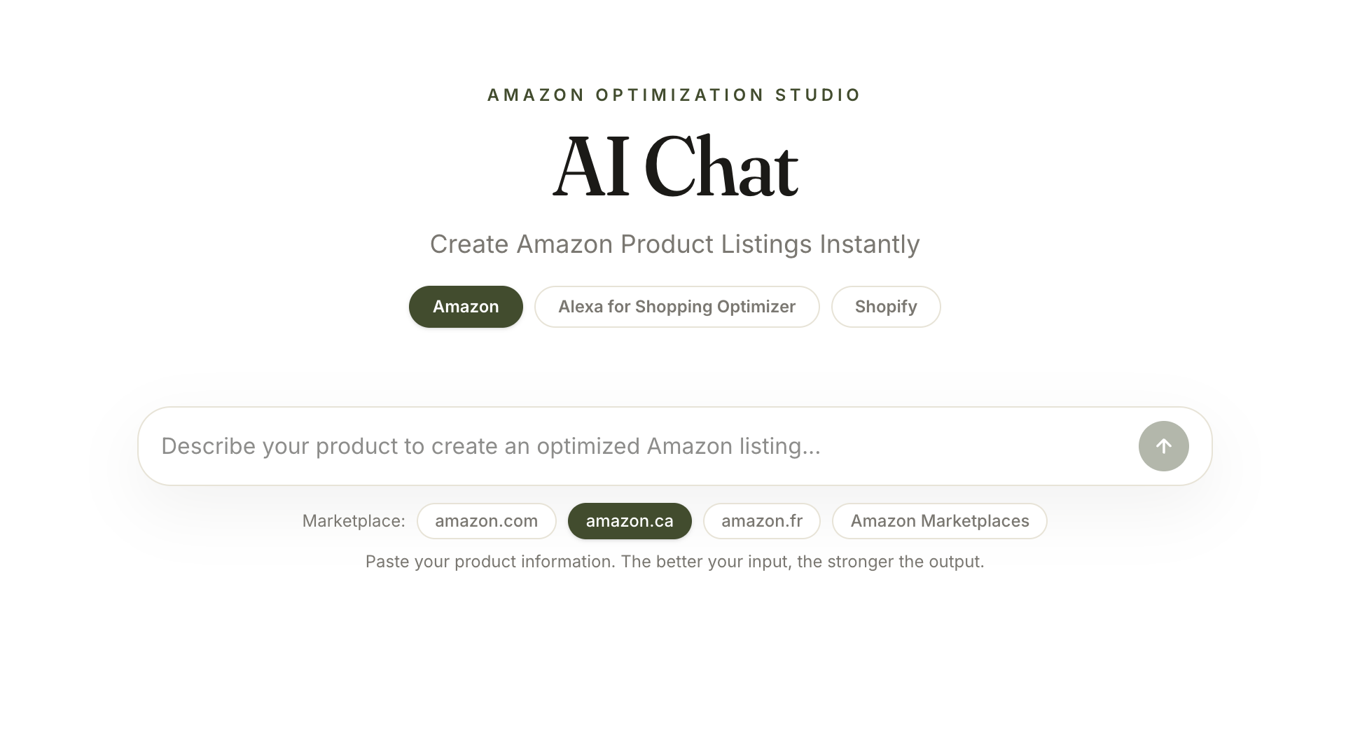 Changement de titre AI Chat Superlisting.io
